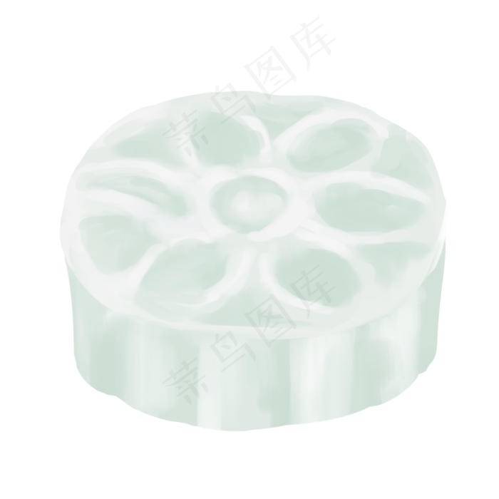 美食小吃水晶月饼(2000X2000(DPI:300))psd模版下载