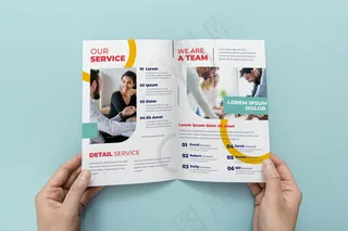 双折小册子概念模型样机