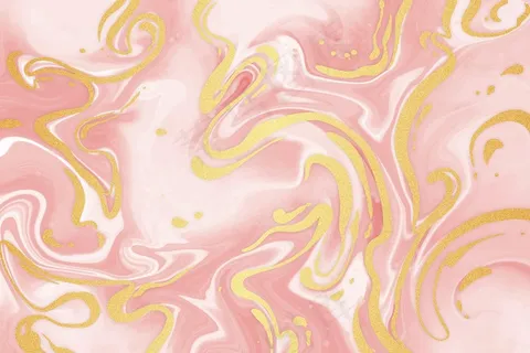 金色光泽质地的液态大理石壁纸 金色光泽质地的液态大理石壁纸