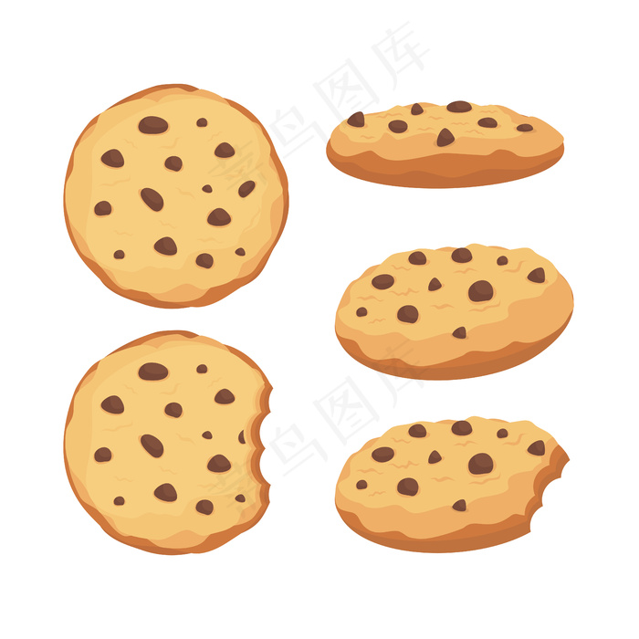 巧克力片饼干套装插图