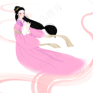 中秋节传统古典嫦娥