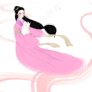 中秋节传统古典嫦娥