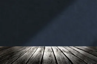 蓝墙产品背景木地板