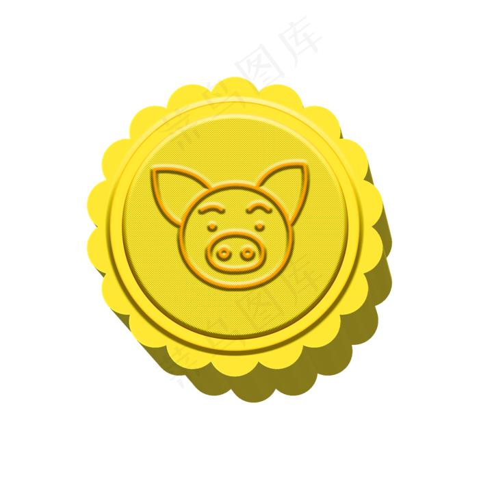 2019年猪年月饼可商用元素