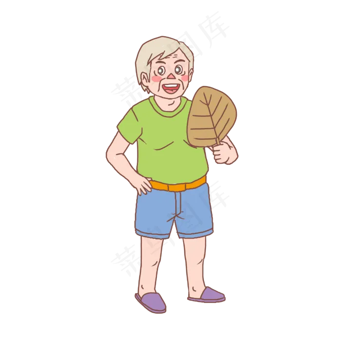 重阳节老爷爷(3000X3000(DPI:300))psd模版下载