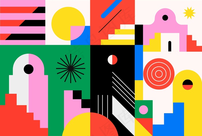 平面简单几何元素拼图