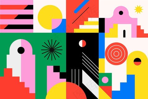 平面简单几何元素拼图