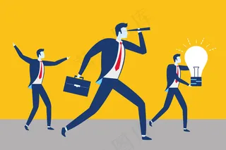 商务人士成功观