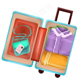 过年回家行李箱