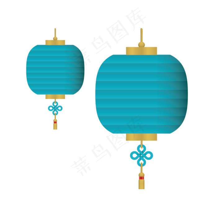 中秋节日花灯灯笼元素