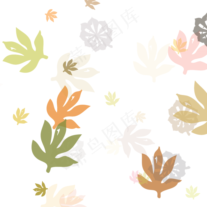 秋天枫叶装饰图案