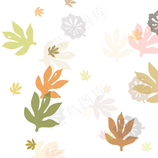 秋天枫叶装饰图案