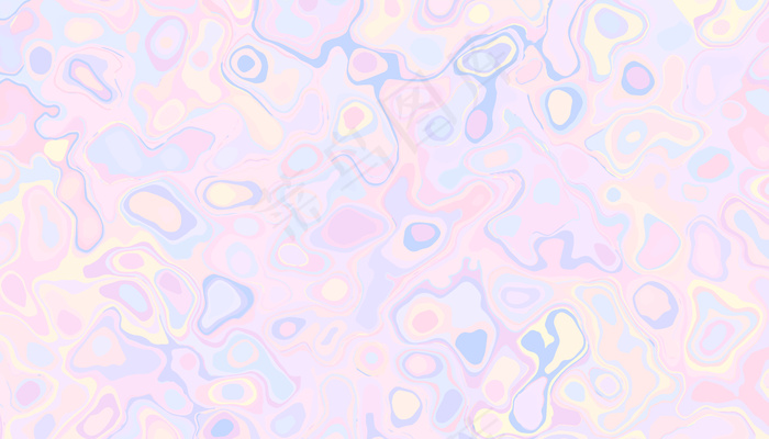 柔和的色彩曲线形状抽象的背景设计