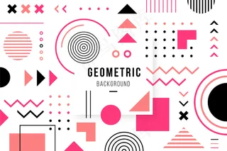 平面几何图形背景