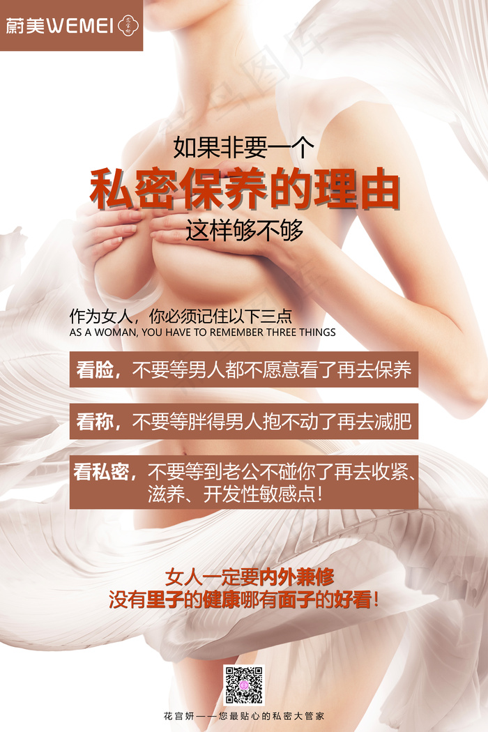 私密护理海报