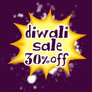 快乐排灯节创意销售海报，横幅banner或宣传单,DM传单。