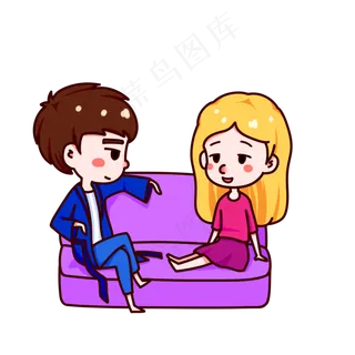 情人节情侣宅在家温馨