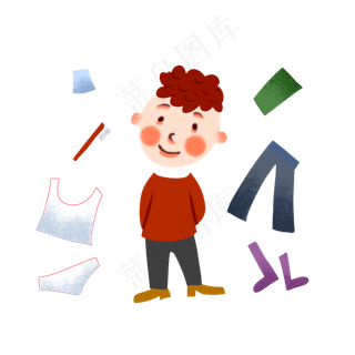   双十一购物少年