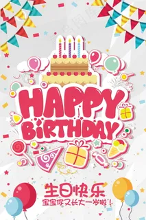 生日快乐海报