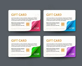 证书模板有金色图案和弯曲的角落。