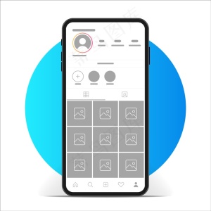 模板接口应用程序app的模型样机。