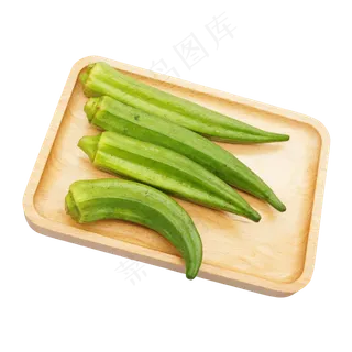 绿色蔬菜秋葵
