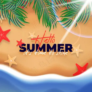 真实的夏季背景