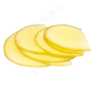 黄色切片土豆