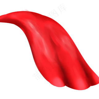 红色飘带国庆元旦节日素材