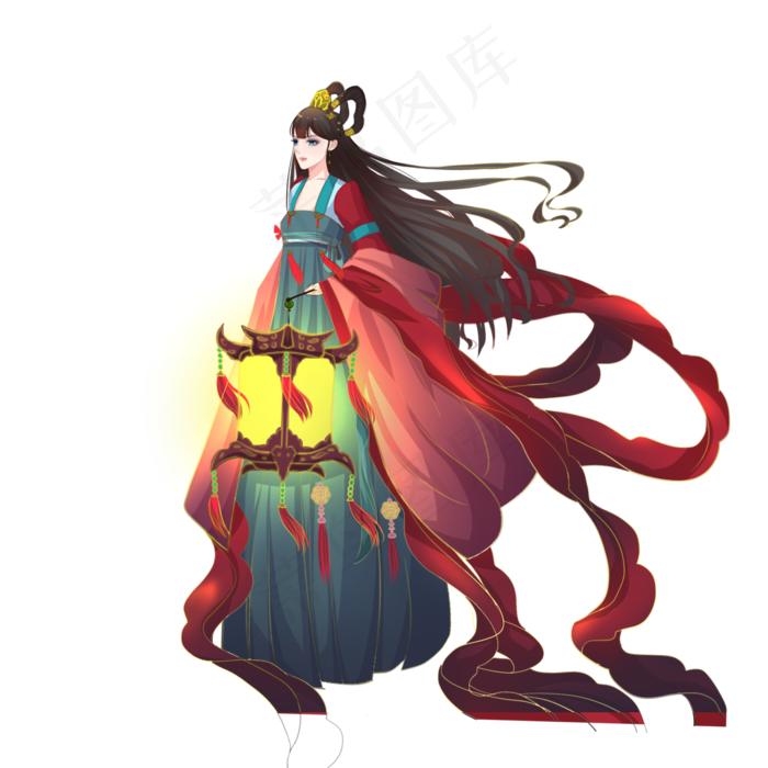 中秋节古风美人