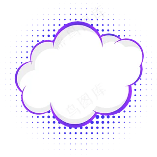 卡通矢量波普风对话框