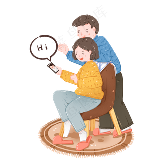 重阳节收到女儿视频的夫妻