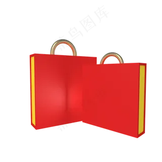 中秋节红色礼盒