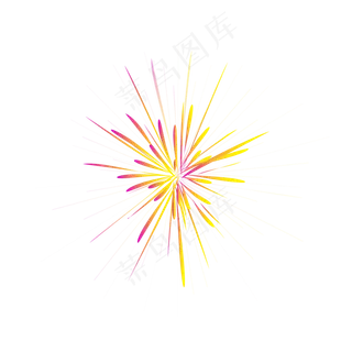 手绘彩色新年庆祝喜庆烟火,免抠元素 手绘彩色新年庆祝喜庆烟火,免抠元素