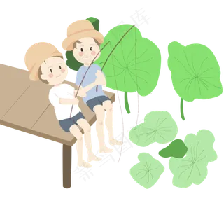 父亲节父子钓鱼乐