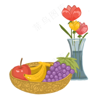 水果与花瓶