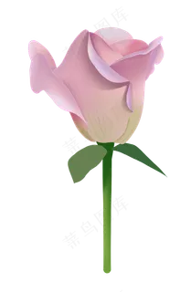 仿真花卉粉色玫瑰