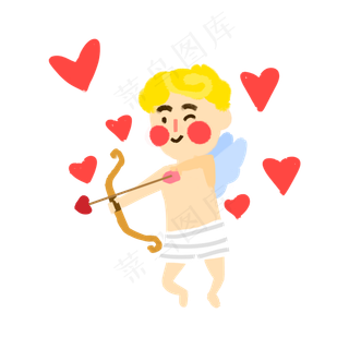 情人节爱心浪漫爱神丘比特