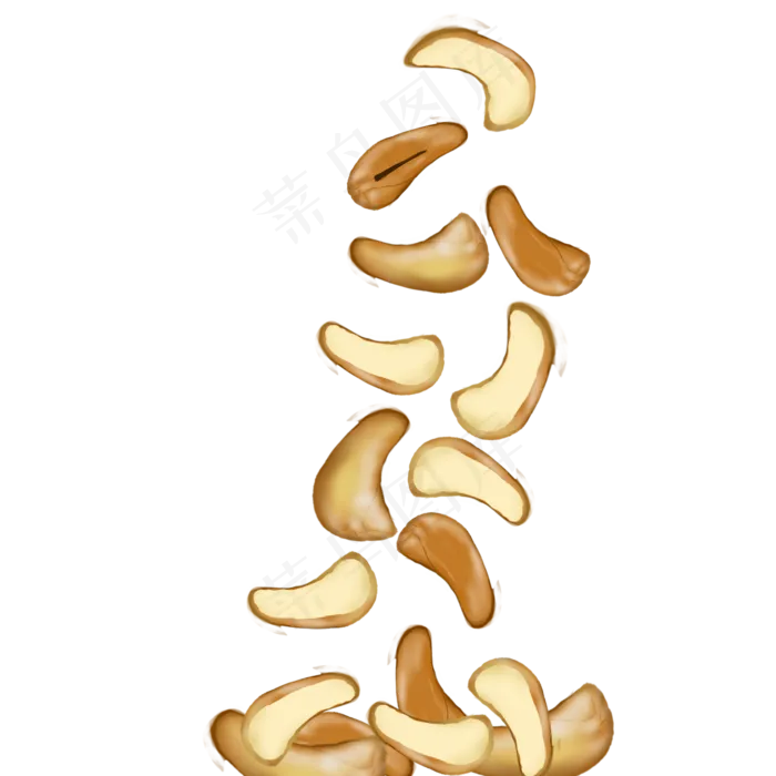 果零食食品果仁腰果散果(2000X2000(DPI:300))psd模版下载