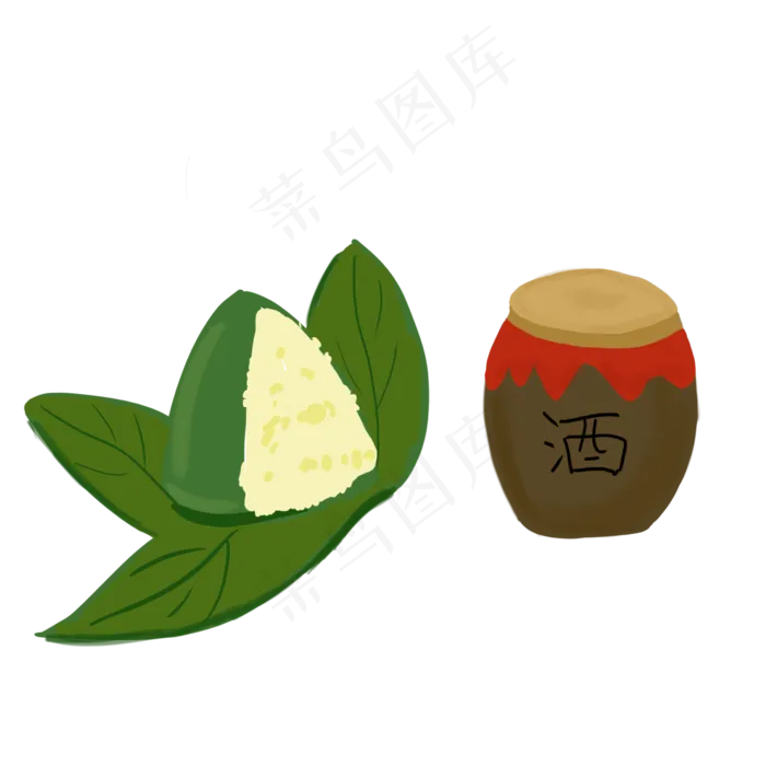 粽子美味(2000X2000(DPI:300))psd模版下载