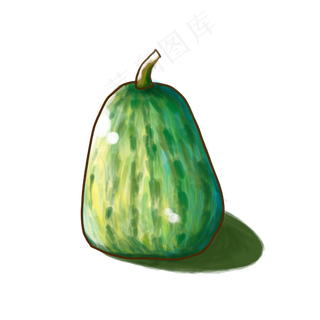 夏季水果甜瓜手绘小清新手账