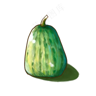 夏季水果甜瓜手绘小清新手账