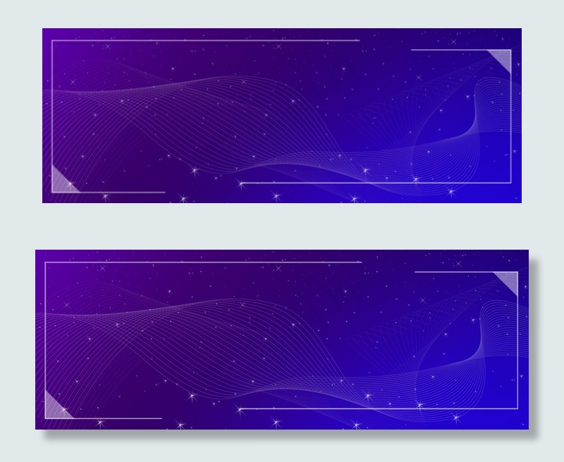 科技几何线条商务蓝色