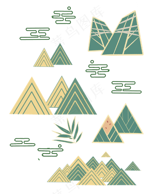 中国风端午底纹