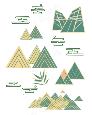 中国风端午底纹