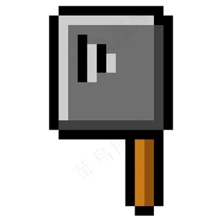 像素风格菜刀图标