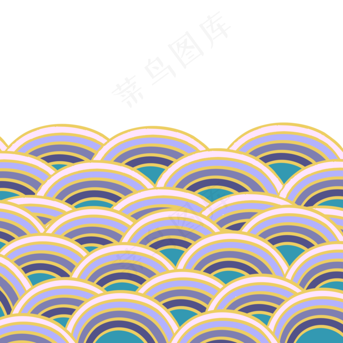 中式海浪纹