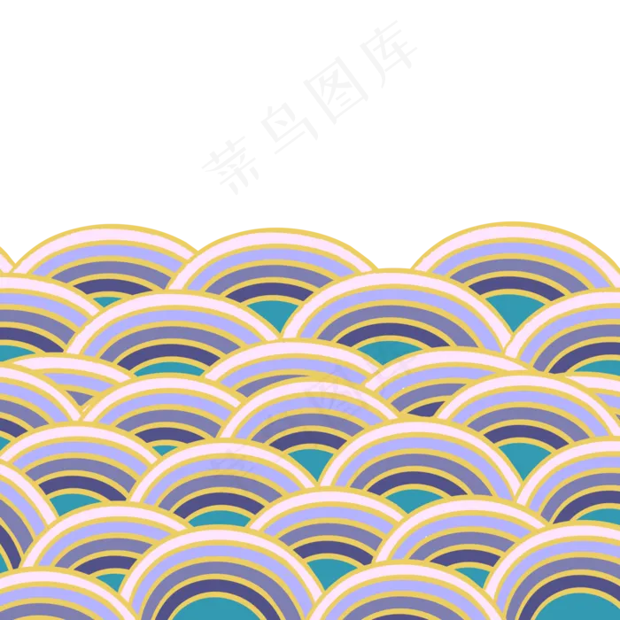 中式海浪纹(2000X2000(DPI:299))psd模版下载