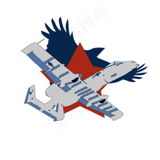 简约扁平卡通建军节空军战斗机飞