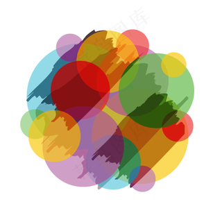 618购物商城装饰圆形色彩渐变